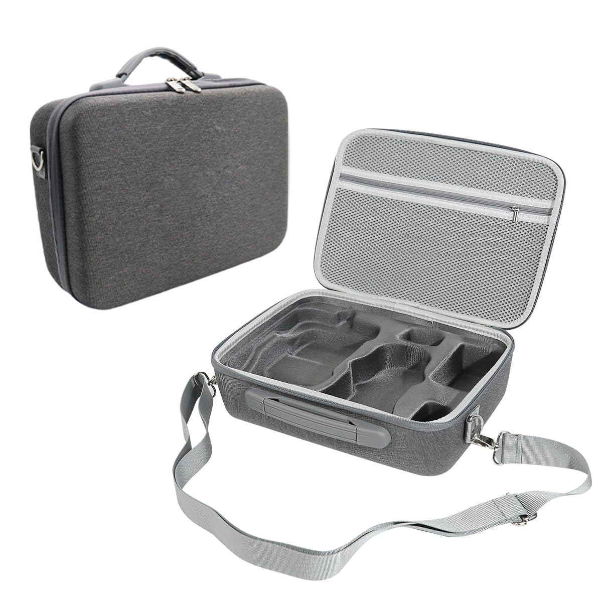 HASTHIP Carrying Case for DJI Mini 3 Pro, Portable Compact Storage Bag Hard Case Set with Strap Storage Travel Case Compatible with DJI Mini 3 Pro and Drone Controller Accessories Bag (Case Only) HASTHIP Carrying Case for DJI Mini 3 Pro, Portable Compact Storage Bag Hard Case Set with Strap Storage Travel Case Compatible with DJI Mini 3 Pro and Drone Controller Accessories Bag (Case Only)